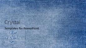  Presentation with textile denim - Presentation design enhanced with blue-texture-background-denim-textile background and a teal colored foreground