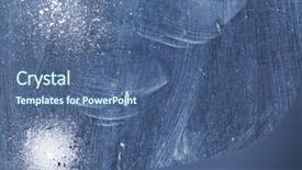  Presentation with blue abstract - Cool new PPT theme with blue textured snowy background - abstract backdrop and a ocean colored foreground