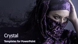  Presentation with tribals - Presentation design with blue tone in the background background and a wine colored foreground