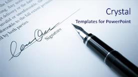  Presentation with blue gold - Presentation enhanced with blue toned image of fountain background and a sky blue colored foreground