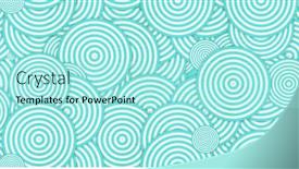  Presentation with vintage retro - PPT theme having blue-vintage-circle-texture-pattern background and a arctic colored foreground