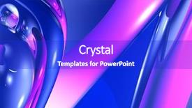  Presentation with wires - PPT theme having blue violette wires 02 background and a cobalt blue colored foreground