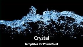  Presentation with air bubbles - Slide set enhanced with blue water and air bubbles background and a black colored foreground