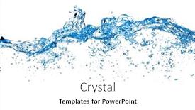  Presentation with air bubbles - Presentation design enhanced with blue-water-and-air-bubbles background and a white colored foreground