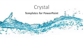  Presentation with air bubbles - Presentation theme with blue-water-and-air-bubbles background and a white colored foreground