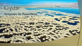  Presentation with pink blue - Slide set featuring blue-water-is-surrounded background and a cyan colored foreground