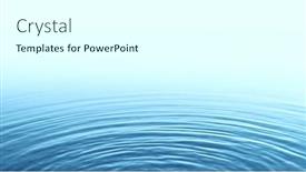  Presentation with abstract wave - Slide deck featuring blue-water-wave-abstract-background background and a white colored foreground