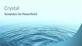  Presentation with abstract wave - Slide deck consisting of blue-water-wave-abstract-background background and a white colored foreground