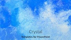  Presentation with watercolor - Colorful PPT layouts enhanced with blue watercolor background by drawing backdrop and a light blue colored foreground