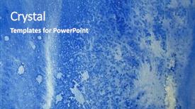  Presentation with watercolor - Colorful presentation theme enhanced with blue watercolor textures 2 backdrop and a teal colored foreground