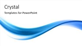  Presentation with blue wave - Amazing slides having blue wave abstract background backdrop and a white colored foreground