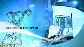  Presentation with blue wave - PPT layouts enhanced with blue-wave-design-against background and a light blue colored foreground