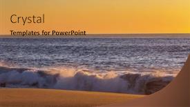  Presentation with blue wave - 