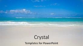  Presentation with dominican republic - Theme having blue with clouds dominican republic background and a lemonade colored foreground