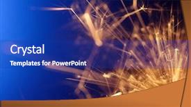  Presentation with blue yellow - Slide set with blue yellow - abstract sparkler background and a royal blue colored foreground