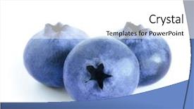  Presentation with blueberry - Cool new slides with magnetic compass 3d rendering isolated backdrop and a  colored foreground.