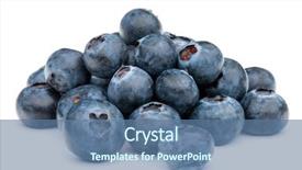  Presentation with blackberry - Amazing slides having blueberry or bilberry or blackberry backdrop and a ocean colored foreground