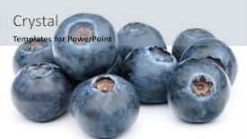  Presentation with blackberry - Cool new presentation theme with blueberry or bilberry or blackberry backdrop and a light blue colored foreground