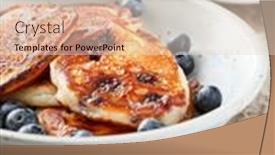  Presentation with blueberry - Cool new presentation with blueberry-pancakes backdrop and a lemonade colored foreground