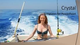  Presentation with fisher - Cool new slides with bluefin tuna catch on boat backdrop and a light blue colored foreground