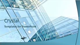  Presentation with low angle view of volleyball - PPT theme consisting of blueprint money - perspective and underside angle view background and a light blue colored foreground