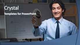  Presentation with architect - Theme featuring blueprint money - young male architect working night background and a  colored foreground