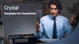  Presentation with nurse in night duty - PPT layouts with blueprint money - young male architect working night background and a dark gray colored foreground