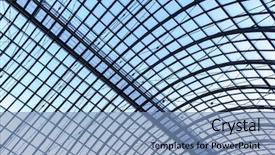  Presentation with bright white - Colorful presentation design enhanced with blueroofs - roof glass panel roof backdrop and a teal colored foreground