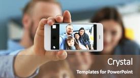  Presentation with doctor taking care of family - Audience pleasing PPT layouts consisting of blues brothers - happy family taking selfie backdrop and a violet colored foreground