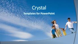  Presentation with hands down - Presentation theme having blues brothers - photo of happy parents holding background and a ocean colored foreground