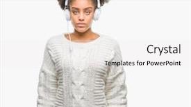  Presentation with filipino american relation - Audience pleasing presentation theme consisting of blues clues - young afro american woman wearing backdrop and a white colored foreground