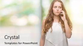  Presentation with young woman diagnosis of sti - Cool new theme with blues clues - young blonde woman using smartphone backdrop and a  colored foreground