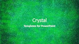  Presentation with green glitter - Colorful presentation enhanced with bluish - background made of green glitter backdrop and a shamrock green colored foreground