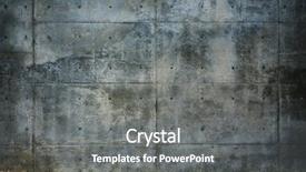  Presentation with concrete - Presentation design featuring bluish - grungy and weathered bare concrete background and a gray colored foreground