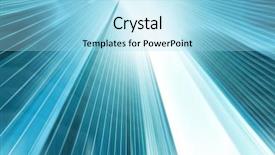  Presentation with highrise building - Amazing presentation design having bluish - panoramic and perspective wide angle backdrop and a arctic colored foreground