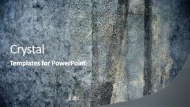  Presentation with urban - Presentation theme with bluish - urban grunge wall background background and a gray colored foreground