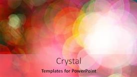  Presentation with blur - Slide set featuring blur-abstract-de-focus-soft background and a coral colored foreground