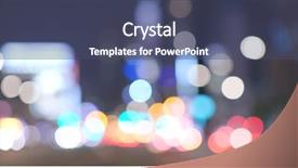  Presentation with night city - Audience pleasing PPT theme consisting of blur city view of taipei backdrop and a ocean colored foreground