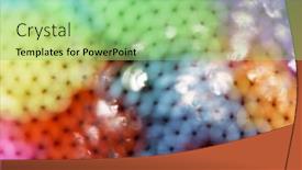 Presentation with plastic straws - Audience pleasing PPT theme consisting of blur-colorful-plastic-drinking-straws backdrop and a seafoam green colored foreground