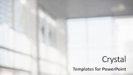  Presentation with interior design office - PPT theme with blur for your design background and a white colored foreground