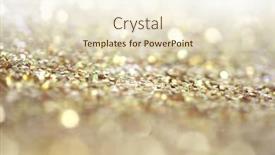  Presentation with gold sparkle glitter - PPT layouts with blur-gold-bronze-glitter-shine background and a cream colored foreground