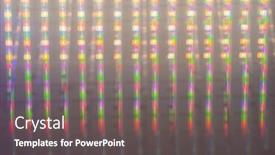  Presentation with circuits - Slide set with blur-of-silicon-wafers background and a  colored foreground