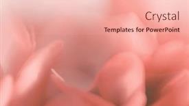  Presentation with pastel color - PPT theme with blur-smoke-pink-red-flower background and a lemonade colored foreground