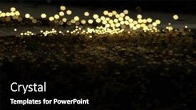  Presentation with sparkle - Presentation enhanced with blur-soft-focus-gold-bronze background and a black colored foreground