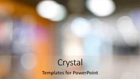  Presentation with blur - Slide deck enhanced with blur store with bokeh background background and a coral colored foreground