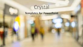  Presentation with blur - PPT layouts having blur-view-of-indoor-shopping background and a lemonade colored foreground
