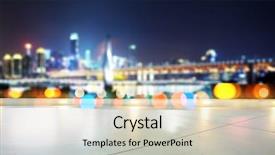  Presentation with suspension bridge - PPT layouts consisting of  background and a  colored foreground