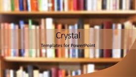  Presentation with books on bookshelf in library - Presentation design consisting of white female beads on white wooden background female jewelery on a white wooden table background and a gray colored foreground