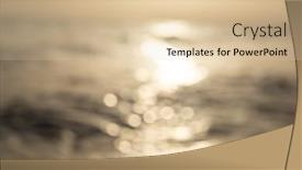  Presentation with sea - Slide deck having blured-sea-view-with-bokeh background and a lemonade colored foreground