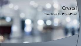  Presentation with mall - PPT theme enhanced with blurred - abstract background of shopping mall background and a light gray colored foreground